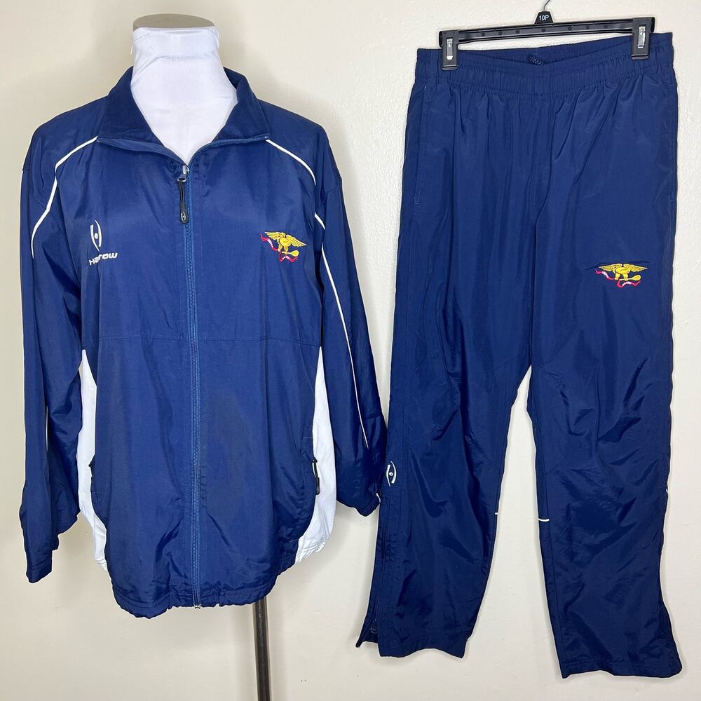 Harrow Sports Lacrosse Tracksuit SM/MED Adult Unisex Outdoor Windbreaker 2 Piece